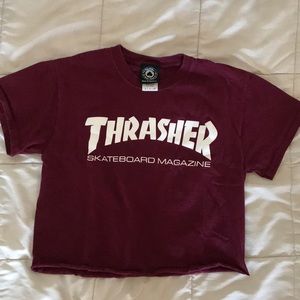 Thrasher Cropped Tee